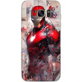 Gramaphone Galaxy S7 Edge Uyumlu İronman Desenli Telefon Kılıfı + Ekran Koruyucu - 5828