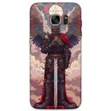 Gramaphone Galaxy S7 Edge Uyumlu Retro Desenli Telefon Kılıfı + Ekran Koruyucu - 5837