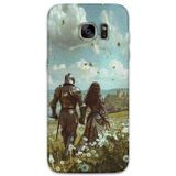 Gramaphone Galaxy S7 Edge Uyumlu Retro Desenli Telefon Kılıfı + Ekran Koruyucu - 5843
