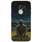 Gramaphone Galaxy S7 Edge Uyumlu Retro Desenli Telefon Kılıfı + Ekran Koruyucu - 5844