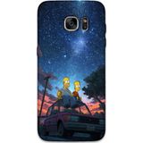 Gramaphone Galaxy S7 Edge Uyumlu Simpson Desenli Telefon Kılıfı + Ekran Koruyucu - 5937