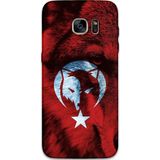Gramaphone Galaxy S7 Edge Uyumlu Türk Bayrağı Desenli Telefon Kılıfı + Ekran Koruyucu - 5856