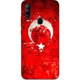 Gramaphone Gm 20 Pro Uyumlu Türk Bayrağı Desenli Telefon Kılıfı + Ekran Koruyucu - 5847