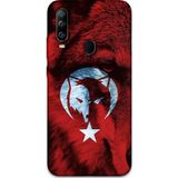 Gramaphone Gm 20 Pro Uyumlu Türk Bayrağı Desenli Telefon Kılıfı + Ekran Koruyucu - 5856