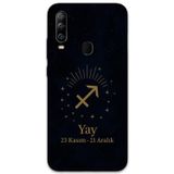Gramaphone Gm 20 Pro Uyumlu Yay Burcu Desenli Telefon Kılıfı + Ekran Koruyucu - 5776