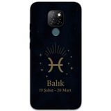 Gramaphone Gm 20 Uyumlu Balık Burcu Desenli Telefon Kılıfı + Ekran Koruyucu - 5779