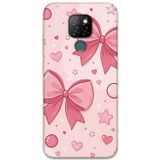 Gramaphone Gm 20 Uyumlu Kurdele Desenli Telefon Kılıfı + Ekran Koruyucu - 5803