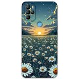 Gramaphone Gm 21 Pro Uyumlu Çiçek Desenli Telefon Kılıfı + Ekran Koruyucu - 5792