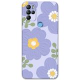 Gramaphone Gm 21 Pro Uyumlu Çiçek Desenli Telefon Kılıfı + Ekran Koruyucu - 5799