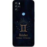 Gramaphone Gm 21 Pro Uyumlu İkizler Burcu Desenli Telefon Kılıfı + Ekran Koruyucu - 5770