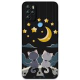 Gramaphone Gm 21 Pro Uyumlu Kedi Desenli Telefon Kılıfı + Ekran Koruyucu - 5809