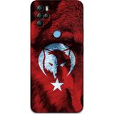 Gramaphone Gm 21 Pro Uyumlu Türk Bayrağı Desenli Telefon Kılıfı + Ekran Koruyucu - 5856