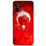 Gramaphone GM 24 Pro ile Uyumlu Türk Bayrağı Desenli Telefon Kılıfı + Ekran Koruyucu - 5847