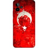 Gramaphone Gm 24 Pro Uyumlu Türk Bayrağı Desenli Telefon Kılıfı + Ekran Koruyucu - 5847
