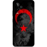 Gramaphone Gm 24 Pro Uyumlu Türk Bayrağı Desenli Telefon Kılıfı + Ekran Koruyucu - 5852