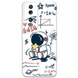 Gramaphone Huawei Honor 90 ile Uyumlu Astronot Desenli Telefon Kılıfı + Ekran Koruyucu - 5858
