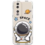 Gramaphone Huawei Honor 90 ile Uyumlu Astronot Desenli Telefon Kılıfı + Ekran Koruyucu - 5865