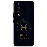 Gramaphone Huawei Honor 90 ile Uyumlu Balık Burcu Desenli Telefon Kılıfı + Ekran Koruyucu - 5779