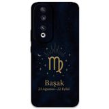 Gramaphone Huawei Honor 90 ile Uyumlu Başak Burcu Desenli Telefon Kılıfı + Ekran Koruyucu - 5773