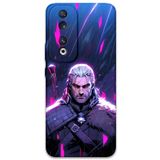 Gramaphone Huawei Honor 90 ile Uyumlu Geralt Desenli Telefon Kılıfı + Ekran Koruyucu - 5826