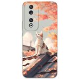 Gramaphone Huawei Honor 90 ile Uyumlu Kedi Desenli Telefon Kılıfı + Ekran Koruyucu - 5784