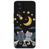 Gramaphone Huawei Honor 90 ile Uyumlu Kedi Desenli Telefon Kılıfı + Ekran Koruyucu - 5809