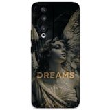 Gramaphone Huawei Honor 90 ile Uyumlu Retro Desenli Telefon Kılıfı + Ekran Koruyucu - 5832