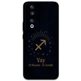 Gramaphone Huawei Honor 90 ile Uyumlu Yay Burcu Desenli Telefon Kılıfı + Ekran Koruyucu - 5776