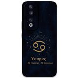 Gramaphone Huawei Honor 90 ile Uyumlu Yengeç Burcu Desenli Telefon Kılıfı + Ekran Koruyucu - 5771