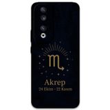 Gramaphone Huawei Honor 90 Uyumlu Akrep Burcu Desenli Telefon Kılıfı + Ekran Koruyucu - 5775