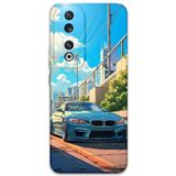 Gramaphone Huawei Honor 90 Uyumlu Araba Desenli Telefon Kılıfı + Ekran Koruyucu - 5760
