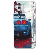 Gramaphone Huawei Honor 90 Uyumlu Araba Desenli Telefon Kılıfı + Ekran Koruyucu - 5761