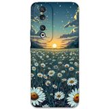 Gramaphone Huawei Honor 90 Uyumlu Çiçek Desenli Telefon Kılıfı + Ekran Koruyucu - 5792