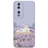 Gramaphone Huawei Honor 90 Uyumlu Çiçek Desenli Telefon Kılıfı + Ekran Koruyucu - 5800