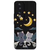 Gramaphone Huawei Honor 90 Uyumlu Kedi Desenli Telefon Kılıfı + Ekran Koruyucu - 5809