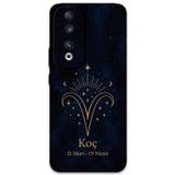 Gramaphone Huawei Honor 90 Uyumlu Koç Burcu Desenli Telefon Kılıfı + Ekran Koruyucu - 5768