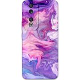 Gramaphone Huawei Honor 90 Uyumlu Mermer Desenli Telefon Kılıfı + Ekran Koruyucu - 5813