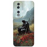 Gramaphone Huawei Honor 90 Uyumlu Retro Desenli Telefon Kılıfı + Ekran Koruyucu - 5840