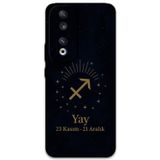 Gramaphone Huawei Honor 90 Uyumlu Yay Burcu Desenli Telefon Kılıfı + Ekran Koruyucu - 5776