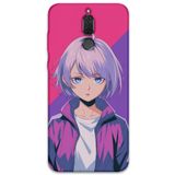 Gramaphone Huawei Mate 10 Lite ile Uyumlu Anime Desenli Telefon Kılıfı + Ekran Koruyucu - 5742