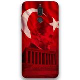 Gramaphone Huawei Mate 10 Lite ile Uyumlu Atatürk Desenli Telefon Kılıfı + Ekran Koruyucu - 5848