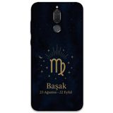 Gramaphone Huawei Mate 10 Lite ile Uyumlu Başak Burcu Desenli Telefon Kılıfı + Ekran Koruyucu - 5773