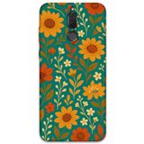 Gramaphone Huawei Mate 10 Lite ile Uyumlu Çiçek Desenli Telefon Kılıfı + Ekran Koruyucu - 5786