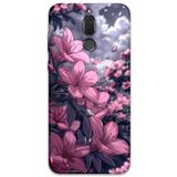 Gramaphone Huawei Mate 10 Lite ile Uyumlu Çiçek Desenli Telefon Kılıfı + Ekran Koruyucu - 5796