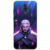 Gramaphone Huawei Mate 10 Lite ile Uyumlu Geralt Desenli Telefon Kılıfı + Ekran Koruyucu - 5826