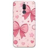 Gramaphone Huawei Mate 10 Lite ile Uyumlu Kurdele Desenli Telefon Kılıfı + Ekran Koruyucu - 5803
