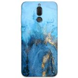 Gramaphone Huawei Mate 10 Lite ile Uyumlu Mermer Desenli Telefon Kılıfı + Ekran Koruyucu - 5812