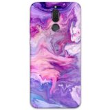 Gramaphone Huawei Mate 10 Lite ile Uyumlu Mermer Desenli Telefon Kılıfı + Ekran Koruyucu - 5813