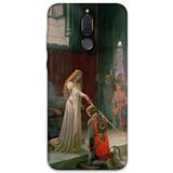 Gramaphone Huawei Mate 10 Lite ile Uyumlu Retro Desenli Telefon Kılıfı + Ekran Koruyucu - 5835