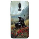 Gramaphone Huawei Mate 10 Lite ile Uyumlu Retro Desenli Telefon Kılıfı + Ekran Koruyucu - 5840